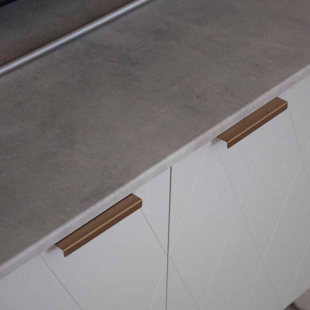 Handtag Way - Borstad Mässing