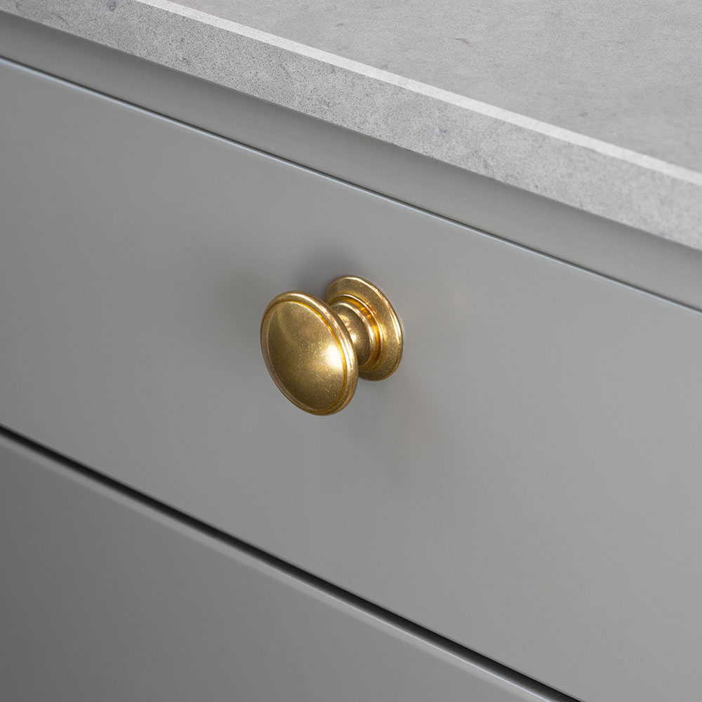 Knopp 24466 - Obehandlad Mässing