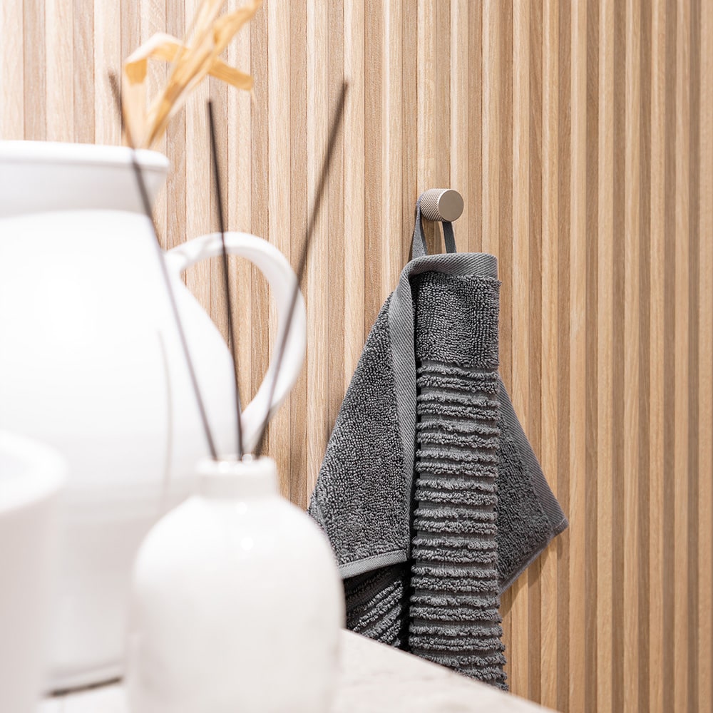 Knopp Helix - Rostfritt Stål Finish