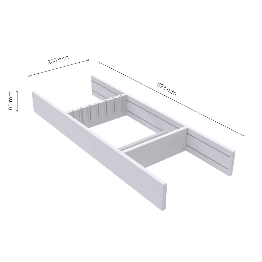 Knivinsats Flex Basic - Vit