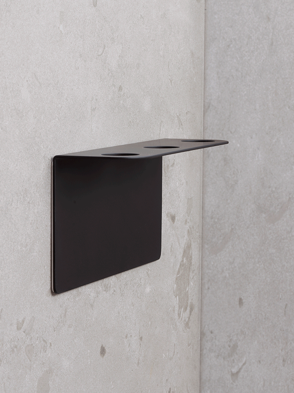 Trippel tvålpumpshållare