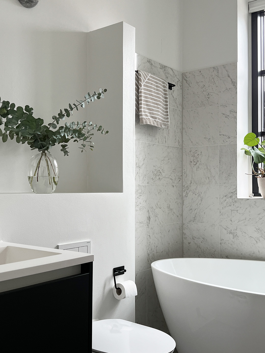 Placering av badrumsdetaljer