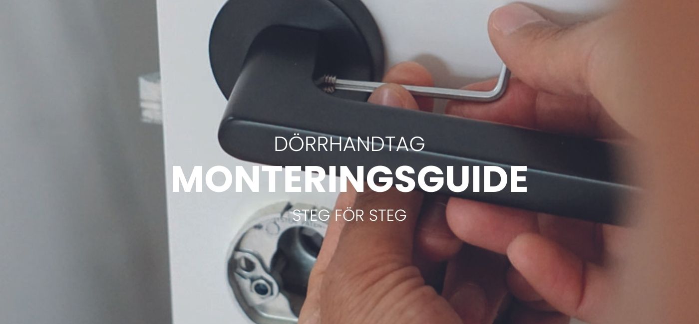 Montera dörrhandtag