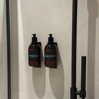 Klisteretikett - Shampoo - Mattsvart