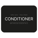 Klisteretikett - Conditioner - Mattsvart