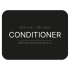 Klisteretikett - Conditioner - Mattsvart Klisteretikett - Conditioner - Mattsvart