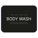 Klisteretikett - Body Wash - Mattsvart