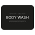 Klisteretikett - Body Wash - Mattsvart Klisteretikett - Body Wash - Mattsvart