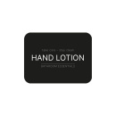 Klisteretikett - Hand Lotion - Mattsvart
