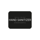 Klisteretikett - Hand Sanitizer - Mattsvart