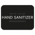 Klisteretikett - Hand Sanitizer - Mattsvart