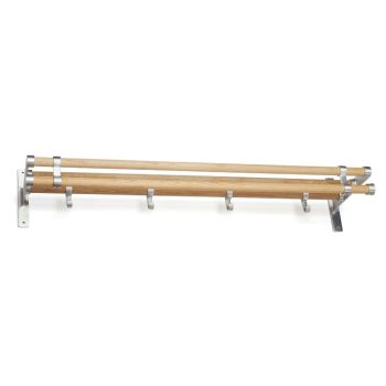 Hatthylla Elegant Plus - 1000mm - Ek/Aluminium 
