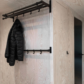 Hatthylla Elegant Plus - 1000mm - Svart