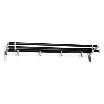 Hatthylla Elegant Plus - 1000mm - Svart/Aluminium