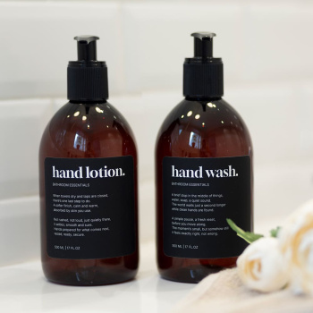 Klisteretikett Premium - Shampoo - Mattsvart