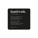 Klisteretikett Premium - Hand Wash - Mattsvart