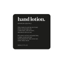 Klisteretikett Premium - Hand Lotion - Mattsvart