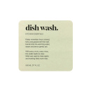 Klisteretikett Premium - Dish Wash - Beige