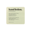 Klisteretikett Premium - Hand Lotion - Beige