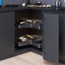 Hörnkarusell Recorner Maxx Planero ¾ 760 Ø - Lavagrå