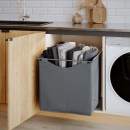 Textilkorg Hög - Mörkgrå