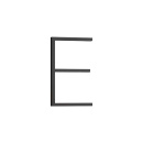 Husbokstav Contemporary - E - Svart