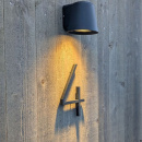 Husnummer Contemporary - 4 - Svart