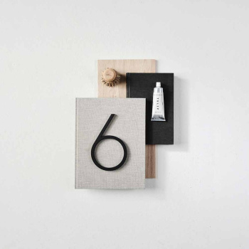 Husnummer Contemporary - 9 - Svart