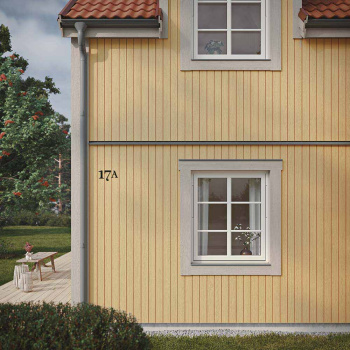 Husbokstav Century - Svart