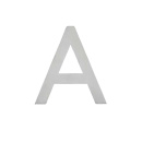 Husbokstav Home - Rostfritt Stål