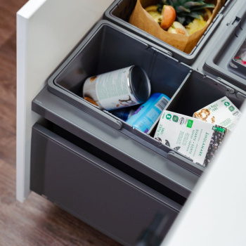 Källsortering Cube Basic Eco - Mörkgrå