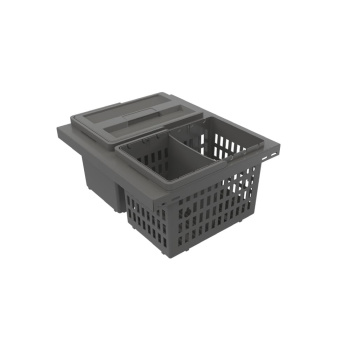 Källsortering - Cube Basic Low - Mörkgrå
