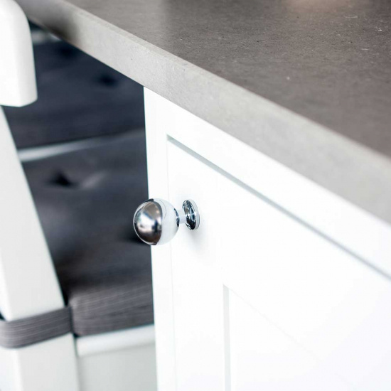 Knopp Lily - Krom | Beslagonline.se