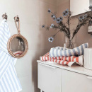 Profilhandtag Edge Straight - Vitlackad