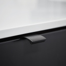 Profilhandtag Edge Straight - Borstad Svart