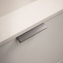 Profilhandtag Edge Straight - Borstad Svart