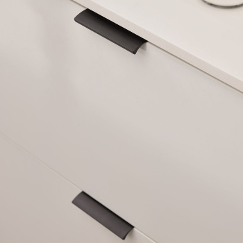Profilhandtag Edge Straight - Borstad Svart
