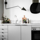 Profilhandtag Edge Straight - 200mm - Borstad Svart