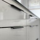 Profilhandtag Edge Straight - 200mm - Borstad Svart