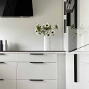 Profilhandtag Edge Straight - 200mm - Borstad Svart