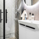 Profilhandtag Edge Straight - 350mm - Borstad Svart