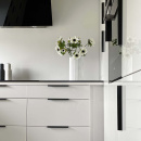 Profilhandtag Edge Straight - 350mm - Borstad Svart