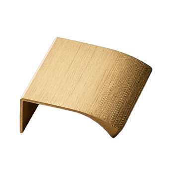 Profilhandtag Edge Straight - 40mm - Borstad Mässing