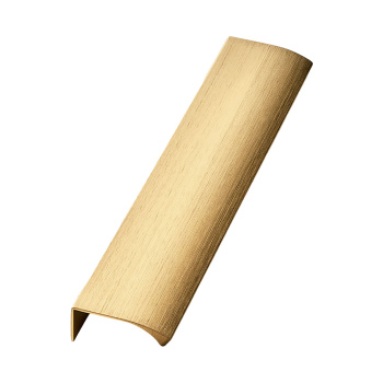 Profilhandtag Edge Straight - 200mm - Borstad Mässing