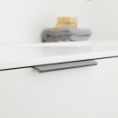 Profilhandtag Edge Straight - 350mm - Borstad Antracit