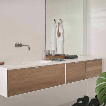 Profilhandtag Edge Straight - 100mm - Rostfritt Stål Finish