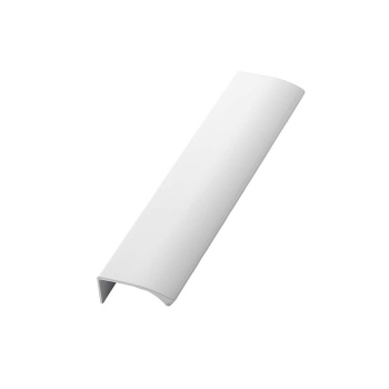 Profilhandtag Edge Straight - 100mm - Vitlackad