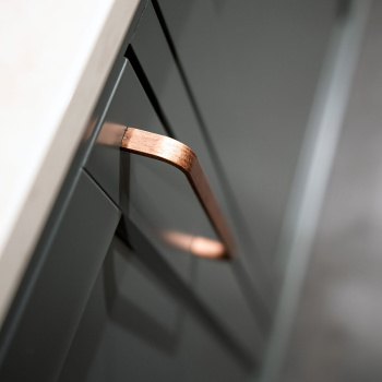 Handtag Grace - 160mm - Antik Koppar