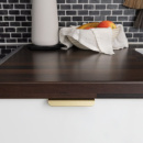 Profilhandtag Roundy - Borstad Mässing