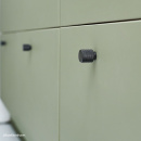 Knopp Helix - 20mm - Mattsvart